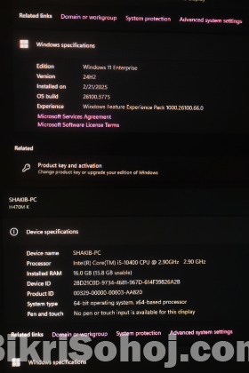 Intel i5-10400 10th gen & Gigabyte H470M K (WARRANTY+BOX))